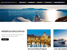 Tablet Screenshot of cruceristavip.com